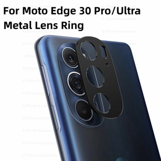 ฟิล์มกันรอยหน้าจอกล้อง แบบแหวนโลหะ สําหรับ Motorola Moto Edge 30 Ultra Pro Moto Edge 30Ultra 30Pro