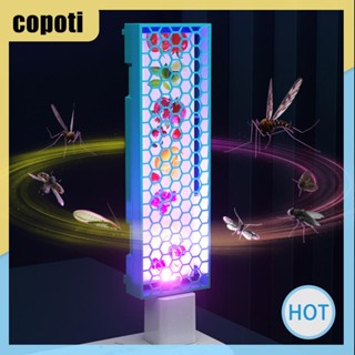 Copoti กล่องแมลงวันอิเล็กทรอนิกส์ ปลอดสารพิษ 5V พร้อมไฟ สําหรับจับแมลง แมลงวัน ผลไม้ ใช้ในบ้าน