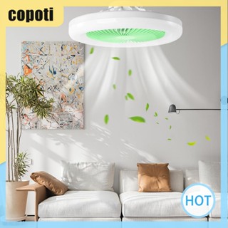 Copoti พัดลมติดเพดาน 30W ขนาดเล็ก 3 ระดับ พร้อมรีโมตคอนโทรล สําหรับห้องครัว และห้องน้ํา