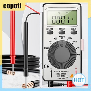 Copoti เครื่องวัดประจุแอมมิเตอร์ดิจิทัล NCV ความต่อเนื่อง 4000 ขนาดเล็ก สําหรับบ้าน