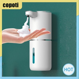 Copoti เครื่องปั๊มสบู่อัตโนมัติ ระบบเซนเซอร์อินฟราเรด ชาร์จได้ สําหรับห้องน้ํา และห้องครัว