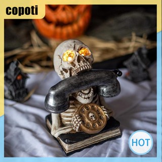 Copoti รูปปั้นเรซิ่น รูปกะโหลกตลก สําหรับตกแต่งบ้าน