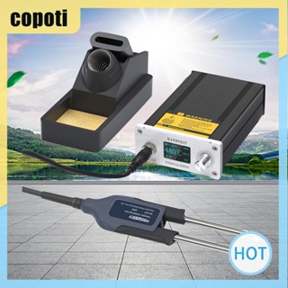 Copoti ชุดหัวแร้งบัดกรี 60W โหมดพักบัดกรีเวิร์กสเตชั่น สําหรับซ่อมแซมบ้าน