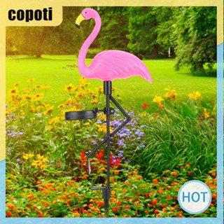 Copoti โคมไฟฟลามิงโก้ LED 600mAh พลังงานแสงอาทิตย์ สําหรับตกแต่งบ้าน สวน สนามหญ้ากลางแจ้ง