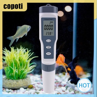 เครื่องทดสอบคุณภาพน้ํา COPOTI Three-in-one TDS PH อุณหภูมิ คุณภาพน้ํา ดิจิทัล เรียบง่าย ใช้งานง่าย สําหรับบ้าน