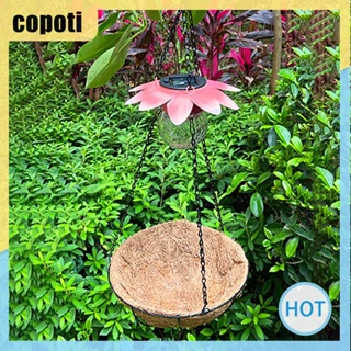 Copoti โคมไฟพลังงานแสงอาทิตย์ กันน้ํา สําหรับตกแต่งสวน กระถางดอกไม้ บ้าน