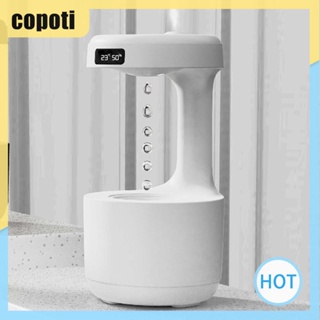 Copoti เครื่องทําความชื้นในอากาศ 800 มล. ปุ่มสวิตช์จอแสดงผล LED สําหรับบ้าน