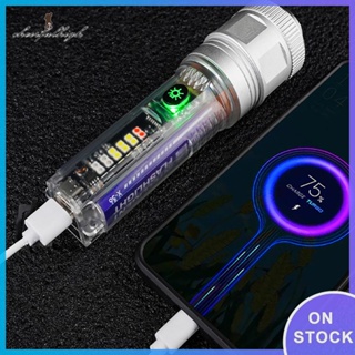 ✿Cheerfulhigh✿ ไฟฉาย LED 1800mAh Type-C พลังงานแสงอาทิตย์ 200LM IPX65 กันน้ํา สําหรับตั้งแคมป์ ✿