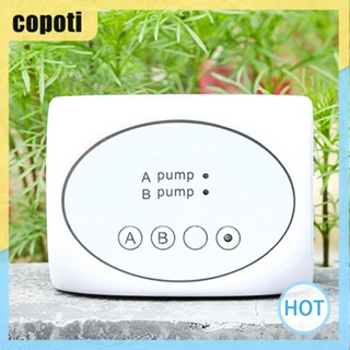 Copoti เครื่องตั้งเวลารดน้ําในสวน WiFi ปั๊มคู่ รีโมทคอนโทรล สปริงเกลอร์จับเวลา สําหรับบ้าน