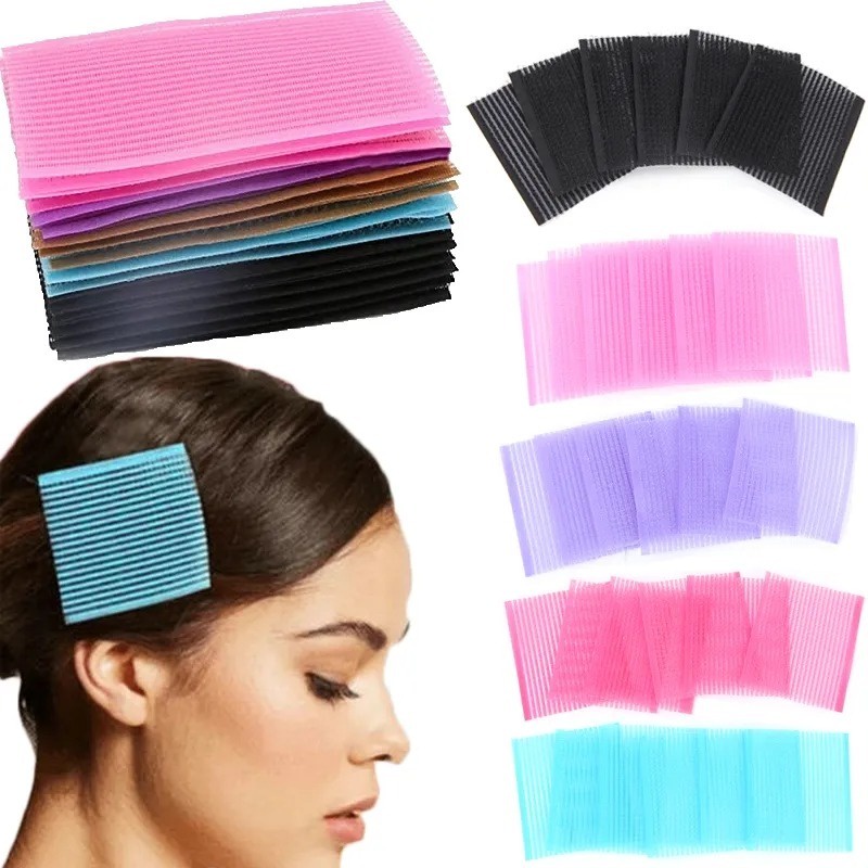 แผ่นสติกเกอร์ กันลื่น สีแคนดี้ สําหรับติดตกแต่งผม ล้างเครื่องสําอาง 6 10 ชิ้น