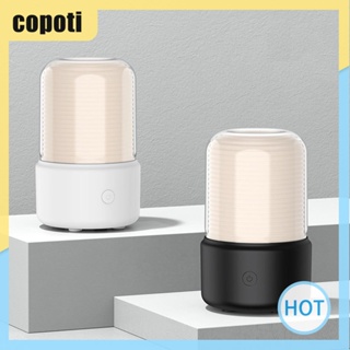 Copoti เครื่องทําความชื้นอัลตราโซนิก ขนาดเล็ก พร้อมไฟกลางคืน กระจายน้ํามันหอมระเหย 120 มล. สําหรับบ้าน