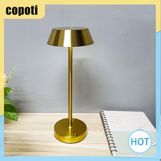 Copoti โคมไฟตั้งโต๊ะ LED 1800mAh ไร้สาย สไตล์เรโทร สําหรับตกแต่งบ้าน ห้องนอน ร้านอาหาร บาร์