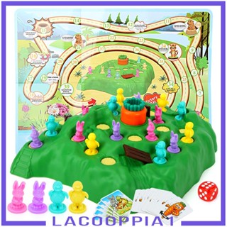 [Lacooppia1] ของเล่นบอร์ดเกมกระต่าย เสริมพัฒนาการ สําหรับเด็กผู้ชาย และเด็กผู้หญิง