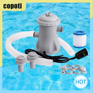 Copoti เครื่องปั๊มกรองน้ําไฟฟ้า 330 แกลลอน ระบบทําความสะอาดน้ํา US EU UK สําหรับบ้าน