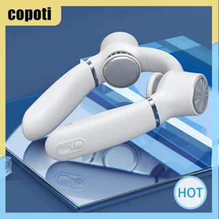 Copoti พัดลมระบายความร้อน แบบคล้องคอ ไร้ใบพัด 4000mAh สําหรับตั้งแคมป์ เดินป่า ตกปลา