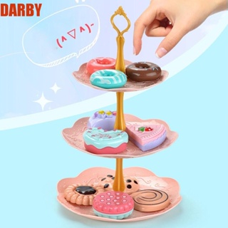 Darby บ้านตุ๊กตา เค้กน่ารัก สร้างสรรค์ ตกแต่งบ้านตุ๊กตา ชุดครัว ของเล่นชา บ้านตุ๊กตา ของเล่น มอนเตสซอรี่ ของเล่นขนมปัง ขนาดเล็ก อาหาร