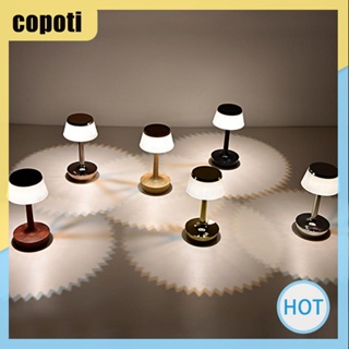 Copoti โคมไฟกลางคืน หรี่แสงได้ ชาร์จ USB สําหรับตกแต่งบ้าน