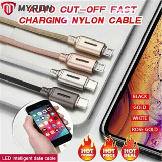 Myron 2A Auto Cut- สายเคเบิลอัพเดท ตัดการเชื่อมต่ออัตโนมัติ Android Type C สายซิงค์ข้อมูล