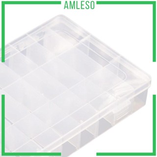 [Amleso] กล่องเก็บเครื่องประดับ ด้ายเปล่า สําหรับเย็บปักถักร้อย ตกแต่งเล็บ งานฝีมือ ลูกปัด
