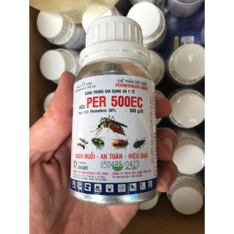 Permethrin 500EC Per 500EC 100ml ยาฆ่ายุง-แมลงสาบ..