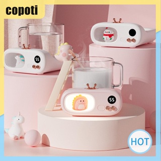 Copoti ที่รองแก้วน้ําทําความร้อน ประหยัดพลังงาน แบบพกพา สําหรับบ้าน ออฟฟิศ