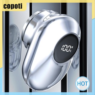 Copoti เครื่องโกนหนวดไฟฟ้า IPX7 กันน้ํา ขนาดเล็ก สําหรับบ้าน โรงแรม และท่องเที่ยว