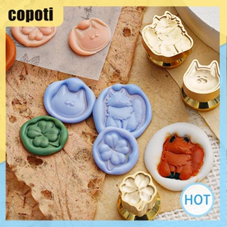 Copoti หัวแสตมป์ทองแดง ลายสัตว์ และพืช สําหรับตกแต่งบ้าน งานแต่งงาน DIY