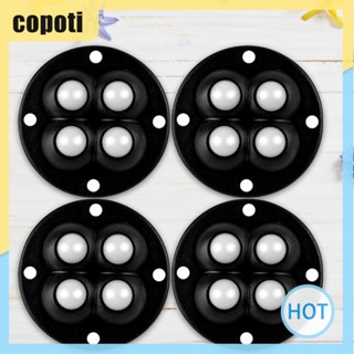 Copoti ล้อถังขยะ ขนาดเล็ก มีกาวในตัว ไร้เสียง สําหรับบ้าน 4 ชิ้น