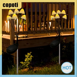 Copoti โคมไฟ รูปเห็ด พลังงานแสงอาทิตย์ กันน้ํา สําหรับตกแต่งสวน ทางเดิน บ้าน 2 ชิ้น