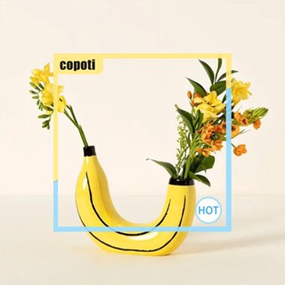 Copoti แจกันเรซิ่น รูปผลไม้ กล้วย สําหรับตกแต่งบ้าน