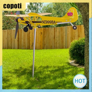 Copoti ตัวบ่งชี้ทิศทางลม แบบแบน 3D ป้องกันการกัดกร่อน สําหรับบ้าน สวนกลางแจ้ง