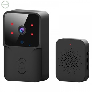 GORGEOUS~Video Doorbell Sharing Function USB Plug Wireless Video Doorblell Black