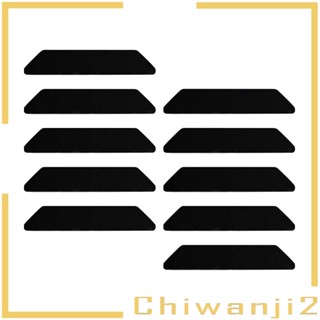 [Chiwanji2] แผ่นพรมปูพื้น กันลื่น สองด้าน สําหรับห้องน้ํา 10 ชิ้น