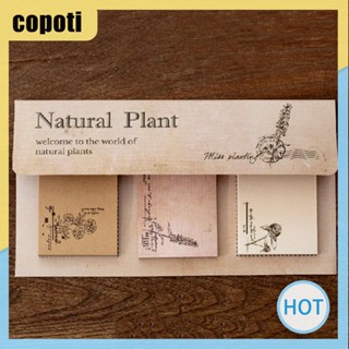 Copoti กระดาษลายดอกไม้ สไตล์เรโทร สําหรับตกแต่งบ้าน DIY