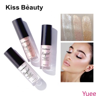 Kiss Beauty High Glow Brightening Liquid เมคอัพติดทนนานและเมคอัพบนใบหน้า yuee