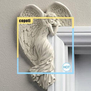 Copoti จี้เรซิ่น รูปปั้นปีกนางฟ้า 3D สําหรับตกแต่งบ้าน