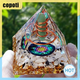 Copoti เครื่องกําเนิดไฟฟ้า รูปพีระมิดคริสตัล 6 ซม. สําหรับบ้าน