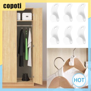 Copoti คลิปไม้แขวนเสื้อ วางซ้อนกันได้ 50 ชิ้น วัสดุ PP ทนทาน สําหรับบ้าน