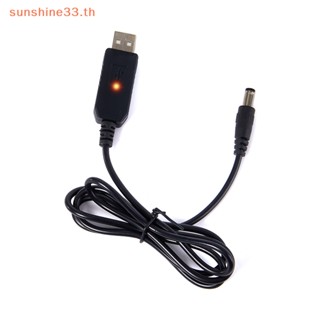 Thsun โมดูลอะแดปเตอร์แปลงพลังงาน USB DC 5V เป็น 12V ปลั๊ก 2.1x5.5 มม. พร้อมไฟแสดงสถานะ TH