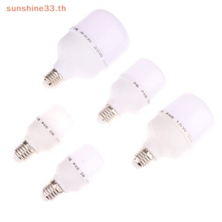 Thsun หลอดไฟ LED 3W 5W 10W 15W 20W E27 220V เซนเซอร์ตรวจจับการเคลื่อนไหว สีขาว สําหรับทางเดิน บันได ทางเดิน