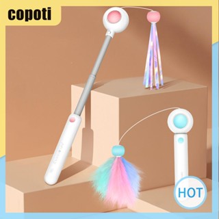 Copoti ของเล่นไม้เลื้อย ประดับพู่ เรืองแสง สําหรับสัตว์เลี้ยง แมว