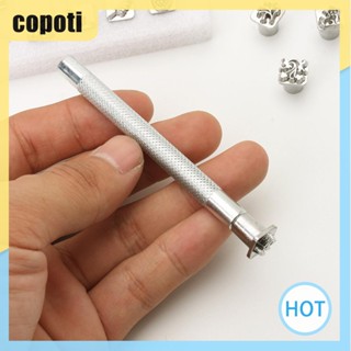 Copoti เครื่องมือแกะสลักหนัง 12 ชิ้น สําหรับงานหนัง DIY