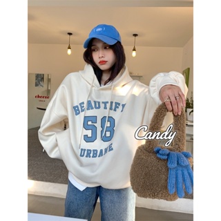 Candy Kids  เสื้อผ้าผู้ญิง แขนยาว เสื้อฮู้ด คลุมหญิง สไตล์เกาหลี แฟชั่น  ทันสมัย ทันสมัย Korean Style Beautiful A98J394 36Z230909