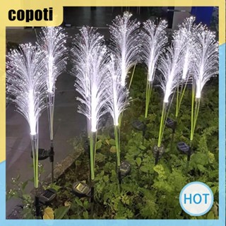 Copoti โคมไฟ พลังงานแสงอาทิตย์ 2 ดวง พร้อมแบตเตอรี่ในตัว สําหรับบ้าน สวน กลางแจ้ง