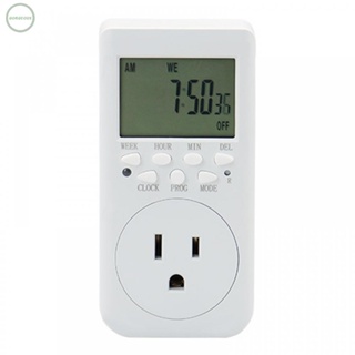 GORGEOUS~Timing Socket Time Switch US Standard 24 Hour AC120V 15A Energy Saving