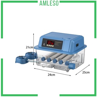[Amleso] อุปกรณ์ฟักไข่อัตโนมัติ ควบคุมอุณหภูมิ ปรับได้ สําหรับไก่ นกกระทา