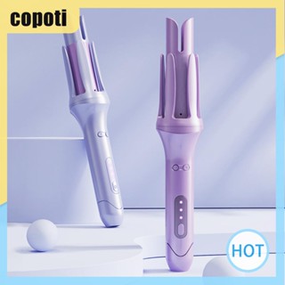 Copoti เครื่องดัดผมไฟฟ้าอัตโนมัติ หมุนได้ สําหรับจัดแต่งทรงผม ใช้ในบ้าน