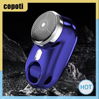 Copoti เครื่องโกนหนวดเครา ขนาดเล็ก น้ําหนักเบา สําหรับเดินทาง บ้าน โรงแรม