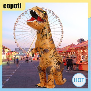 Copoti โมเดลการ์ตูนไดโนเสาร์เป่าลม ระบายอากาศ อุปกรณ์เสริม สําหรับตกแต่งบ้าน วันหยุด