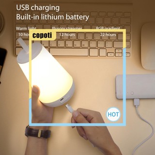 Copoti โคมไฟ USB 5V 1200 2400mAH สําหรับบ้าน ออฟฟิศ